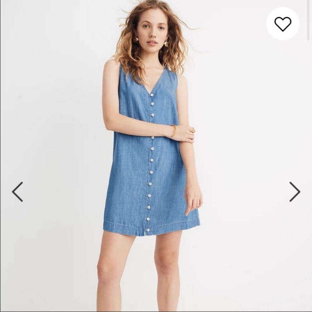 Madewell Denim Sleeveless Dress - Size XS